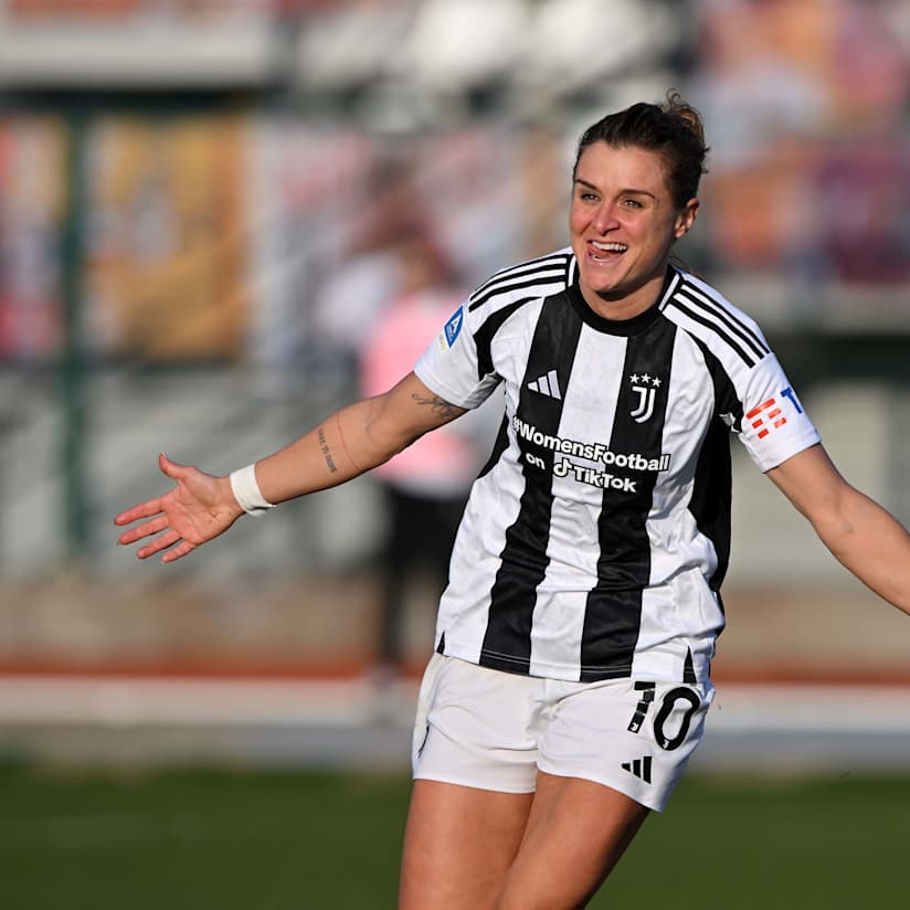 Bianconere win seven goal thriller against Roma