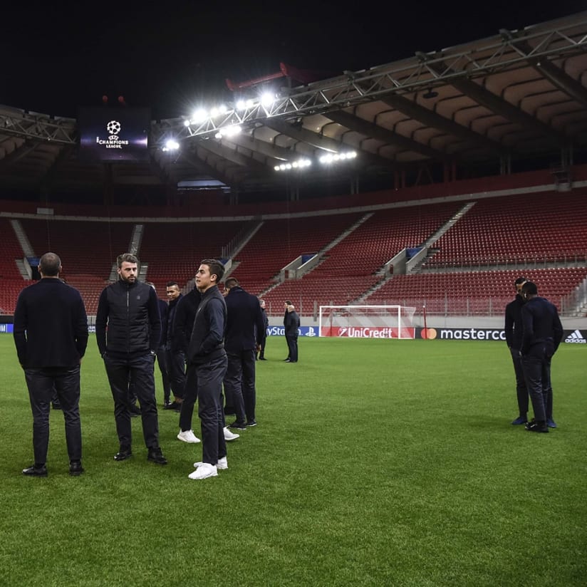 Juve check out Georgios Karaiskakis Stadium