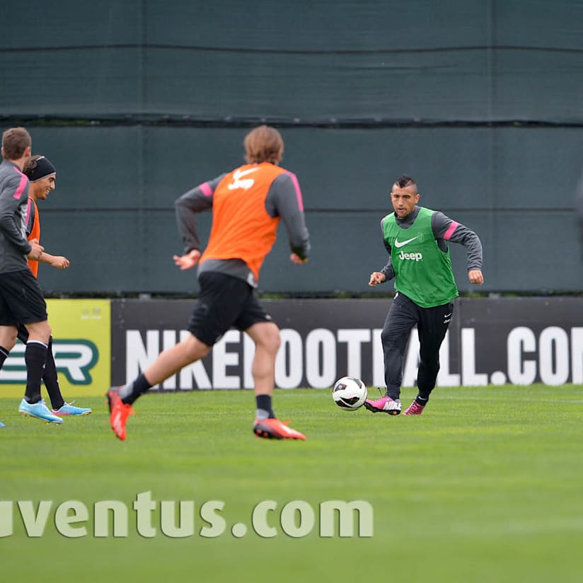 Possesso palla e partitella a Vinovo