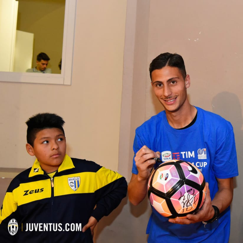 Mandragora incontra i ragazzi della Junior Tim Cup