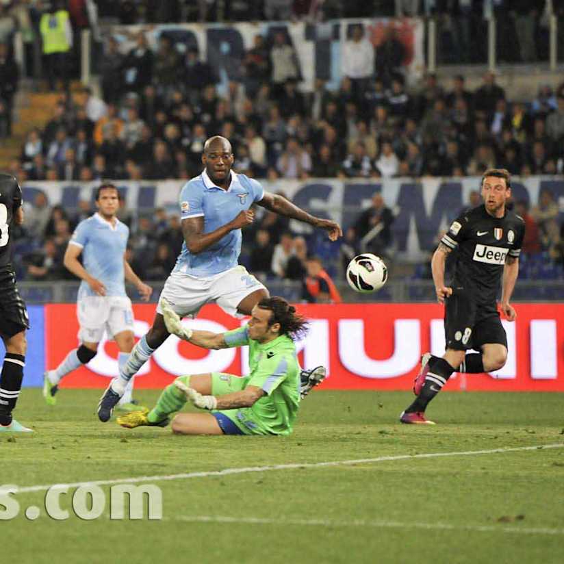 Lazio-Juve, le strisce vincenti