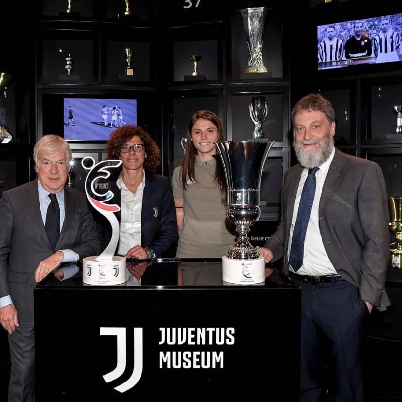 The Women's trophies are at the Juventus Museum!