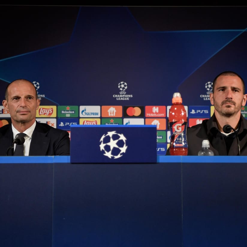 Allegri & Bonucci preview Malmo- Juve