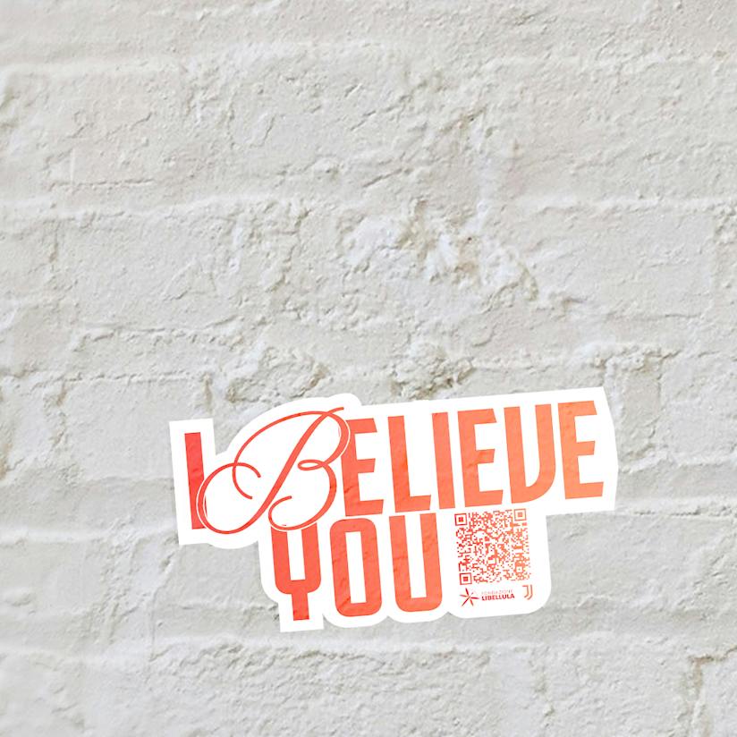 Juventus and Fondazione Libellula join forces to say: I Believe You