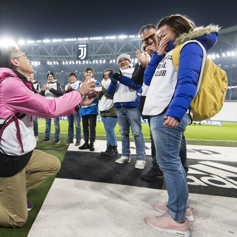 Juventus-Roma, walk about Official Fan Club