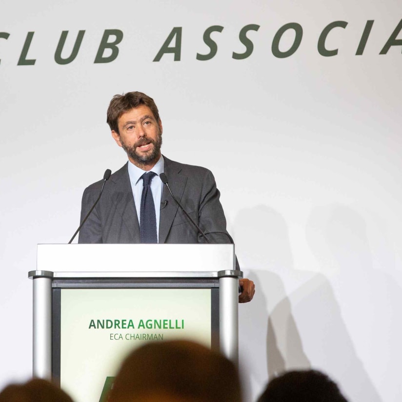 Andrea Agnelli rieletto Presidente dell'ECA