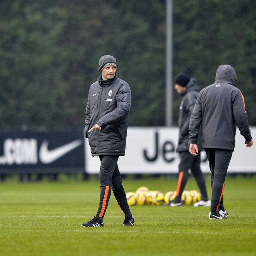 Bianconeri work on tactics for Cagliari clash