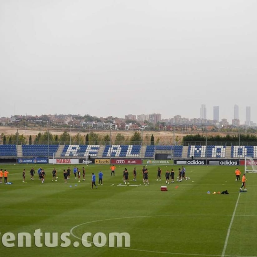 Il Real in campo a Valdebebas - Real at work in Valdebebas