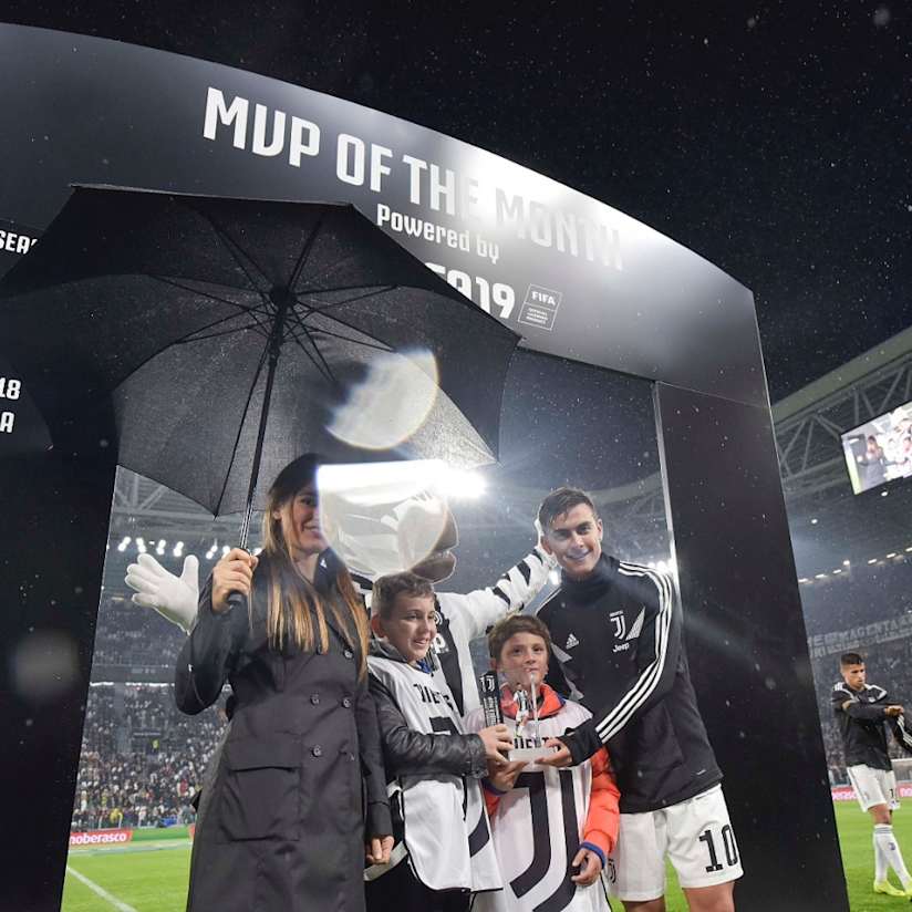 Dybala wins Player of the Month