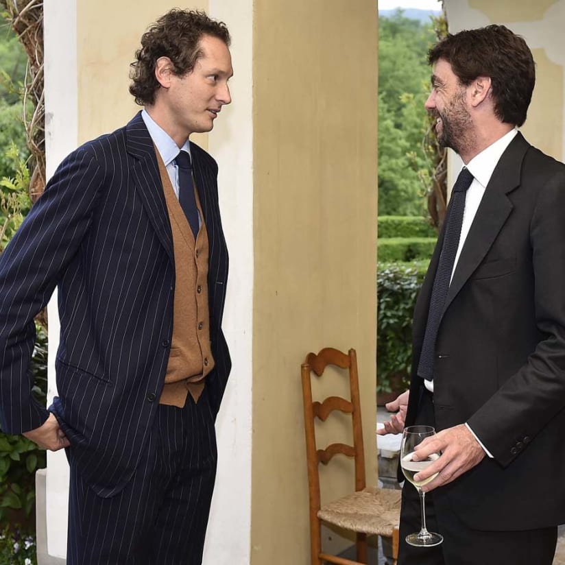 Juve visit Villa Agnelli 