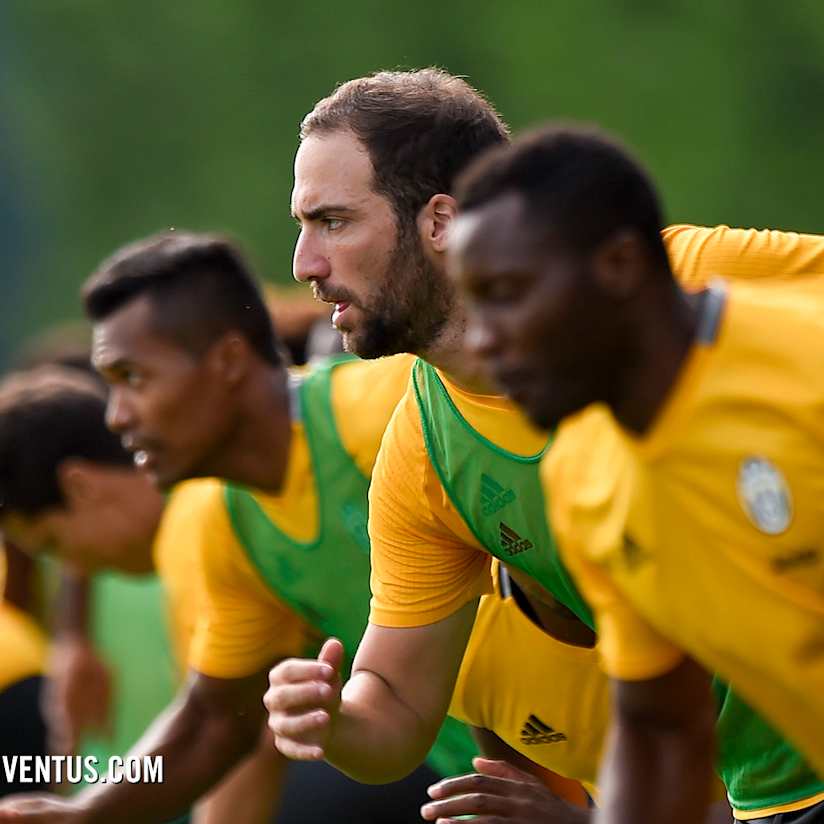 Inizia in campo la settimana di Juve-Sassuolo