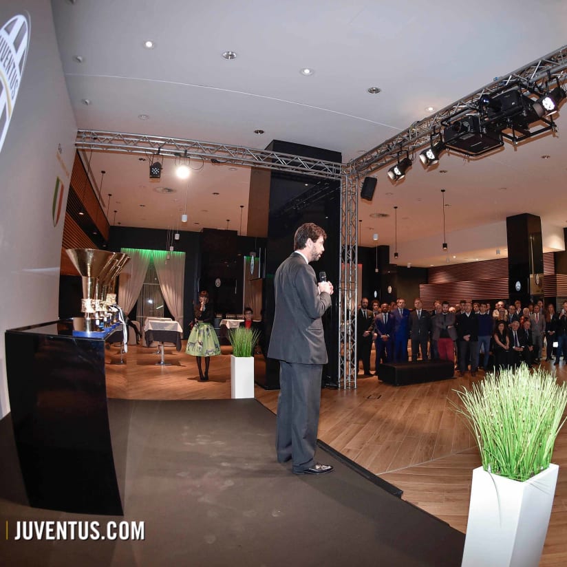 Gianni and Umberto Agnelli Club celebration at Juventus Stadium