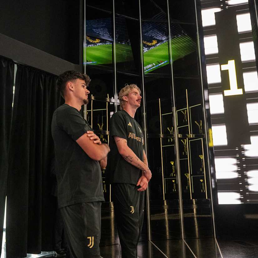 Gallery | Alajbegovic and Woltemade at the Juventus Museum