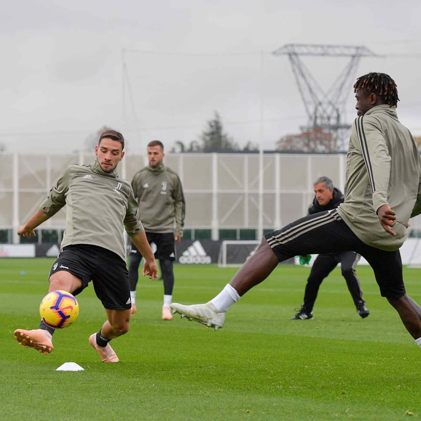 Birthday training for Juve
