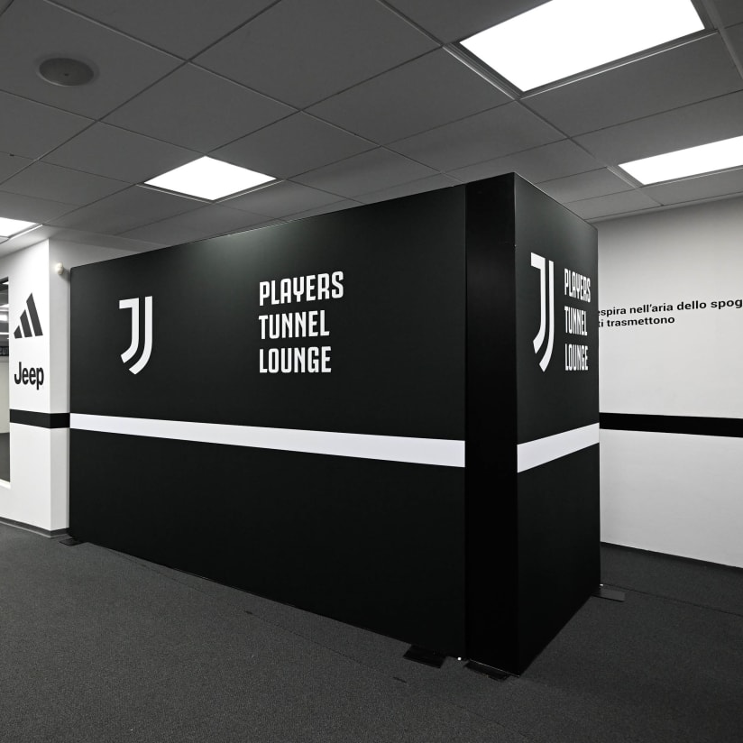 “Players Tunnel Lounge”: the new call room at the Allianz Stadium!