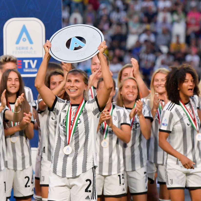 Juventus Women, trofeo en el Allianz