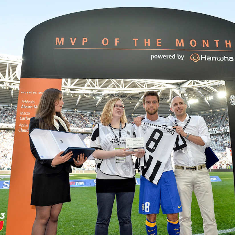 Marchisio, un pre-partita da standing ovation