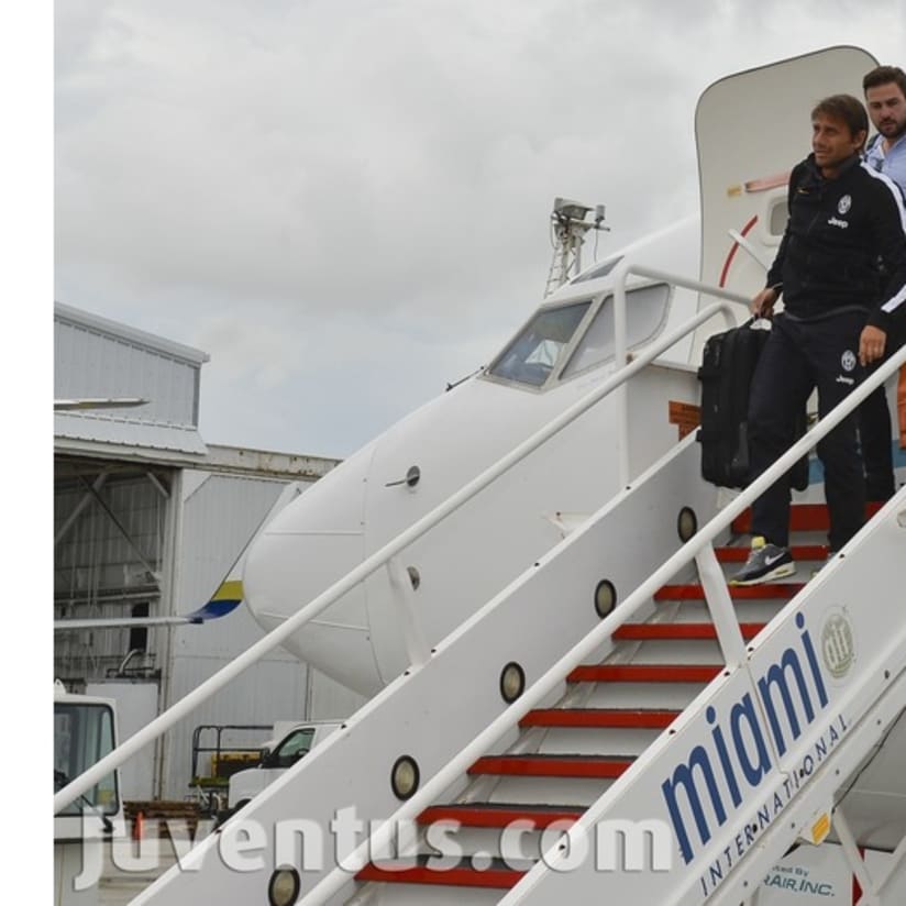 Atterrati a Miami - Juve land in Miami
