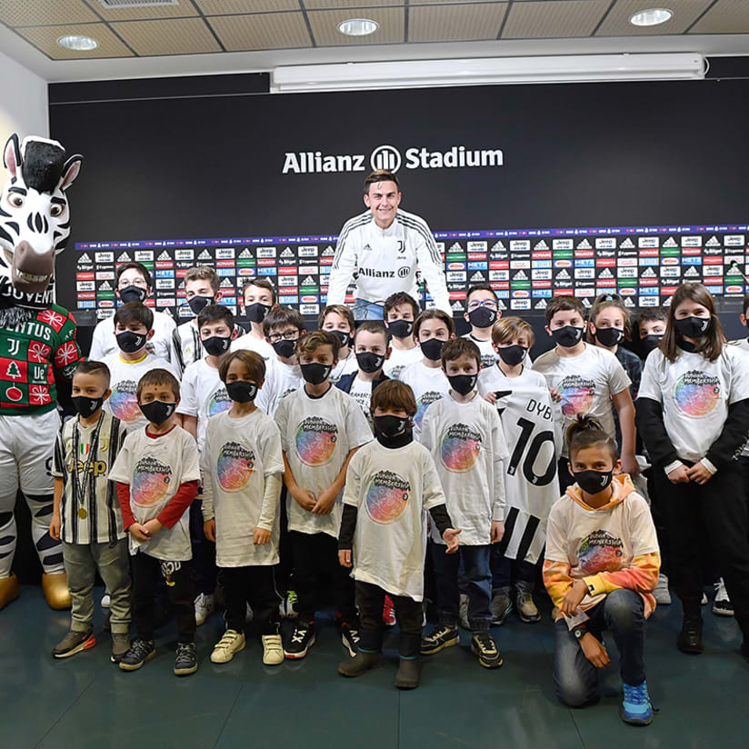 A great day with Dybala and the Junior Reporters!