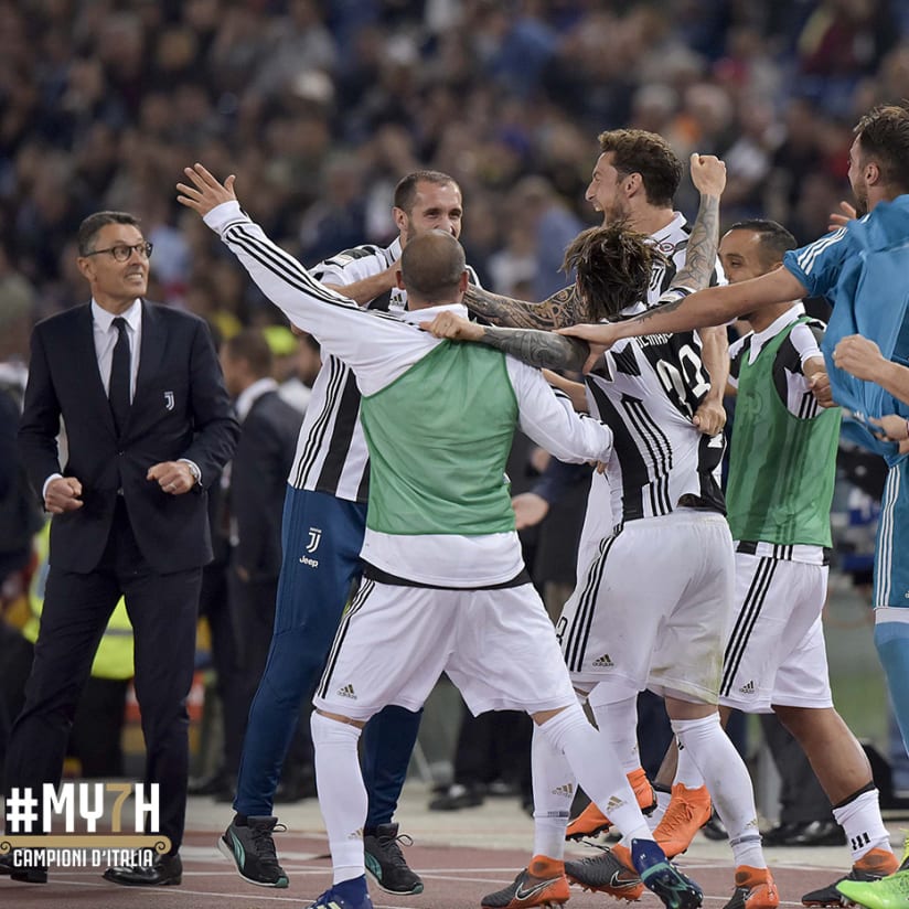 Reaksi Scudetto dari ruang ganti 