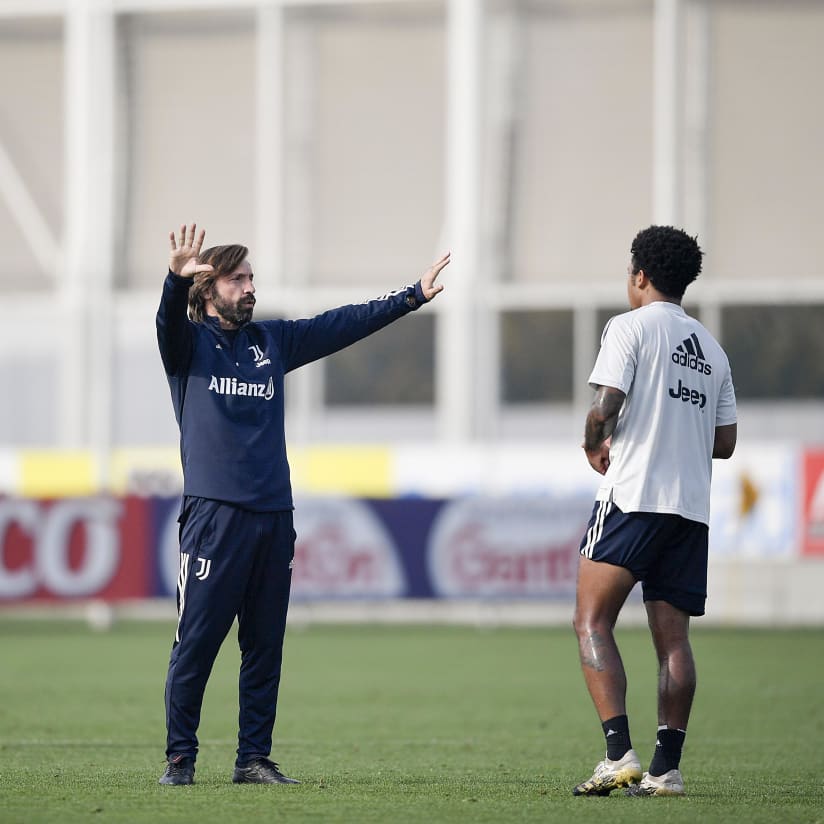 Training ahead of Spezia 