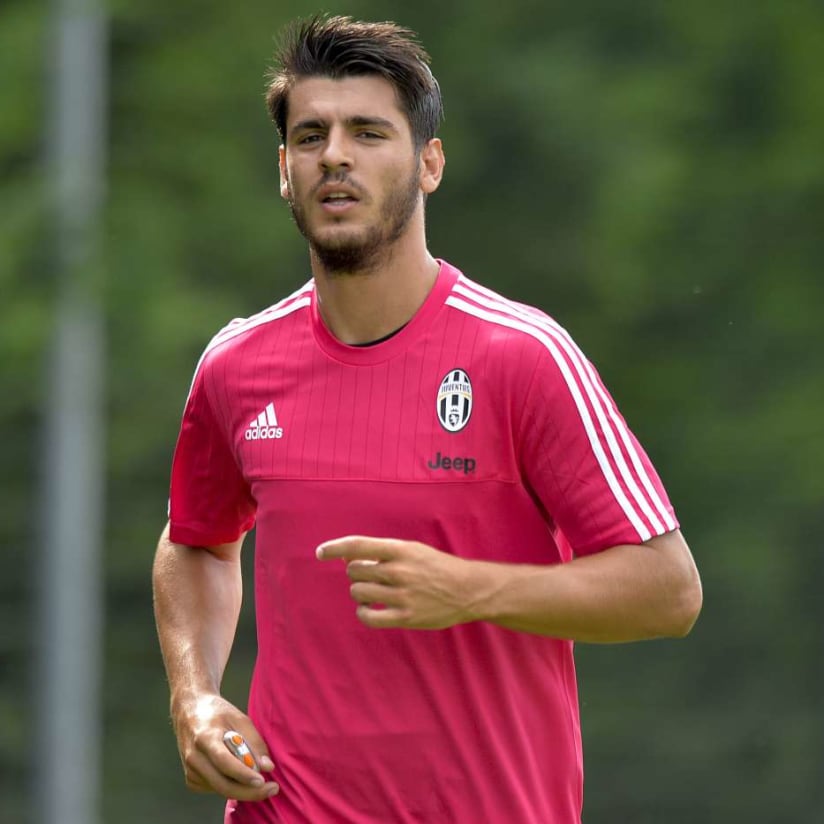 Morata è già al lavoro