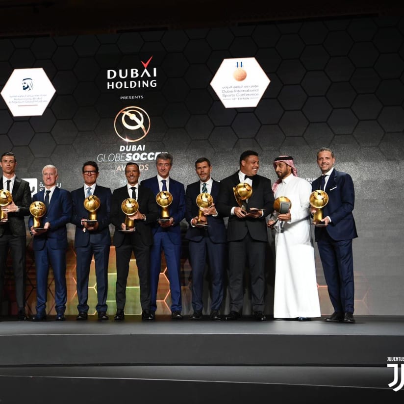 Paratici, Ronaldo e Matuidi premiati ai Globe Soccer Awards		