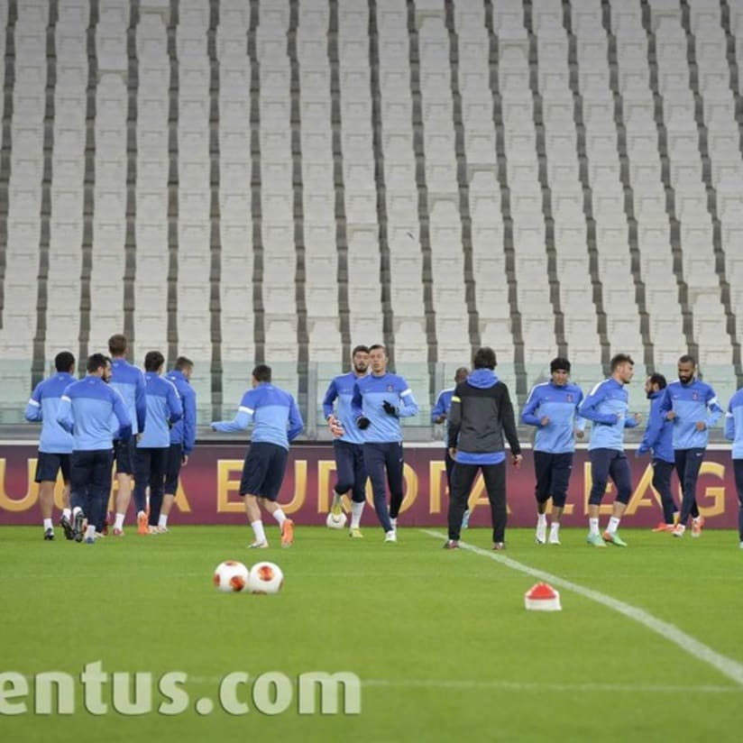Il Trabzonspor scopre lo Stadium - Trabzonspor sample Juventus Stadium