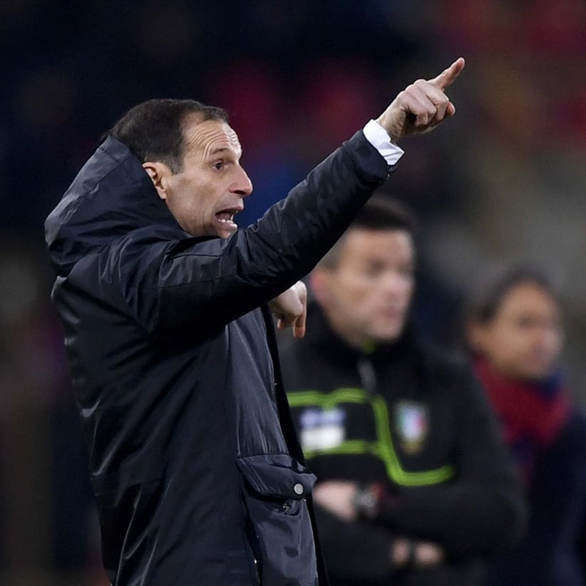 Allegri pleased with Juve form after Bologna win