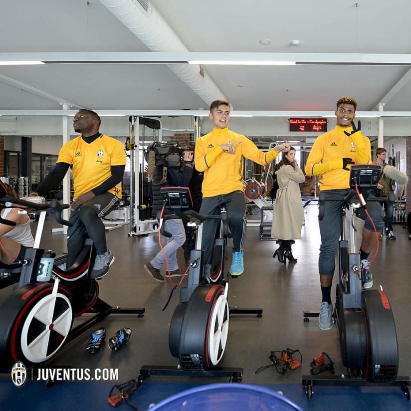 Warm-down session at Lakeside