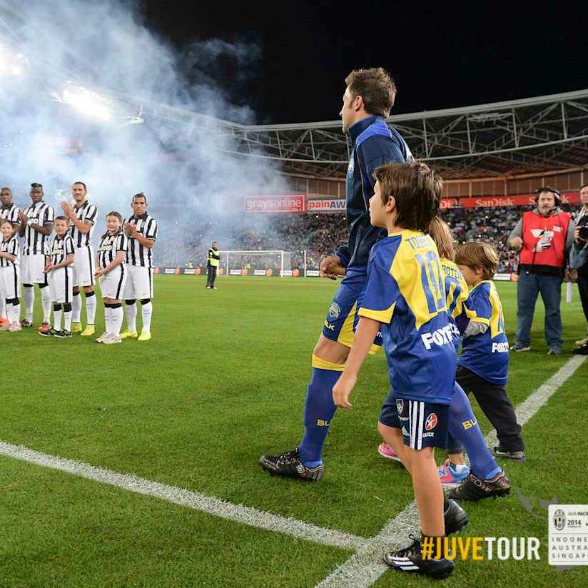Juve earn late win in Australia