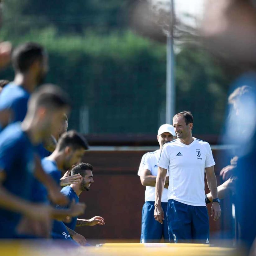 14 luglio, allenamento del mattino
