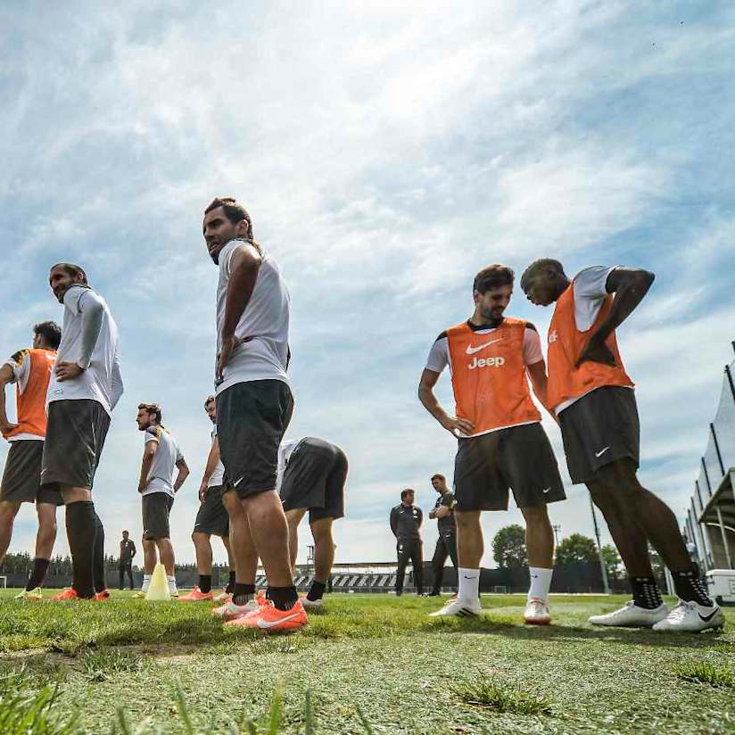 I Campioni d’Italia a Vinovo per preparare #RomaJuve