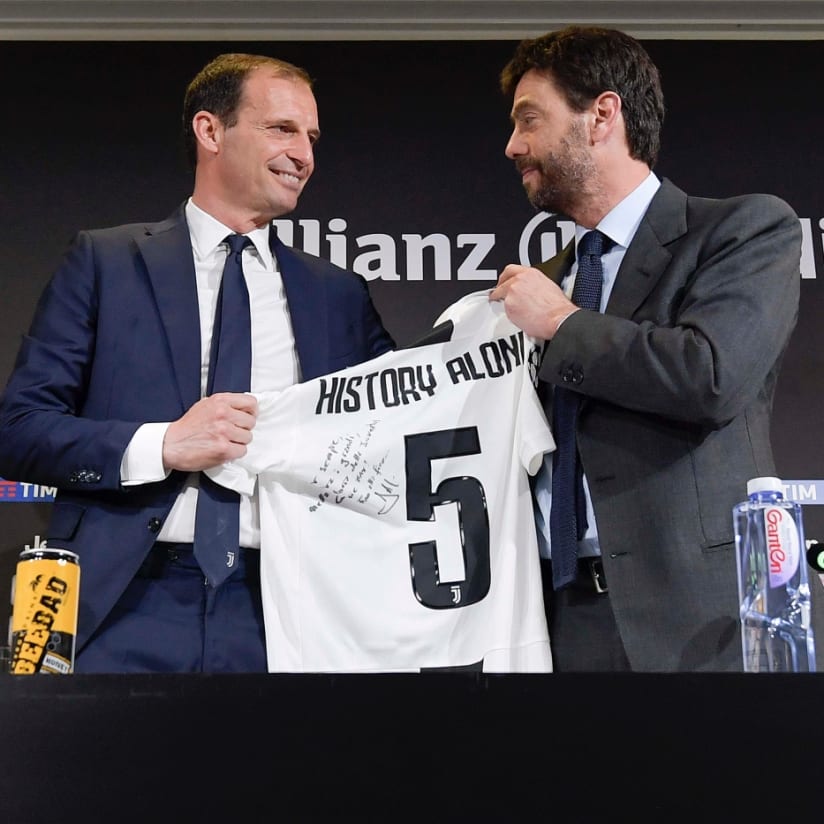 Agnelli: ‘Here to celebrate Allegri’