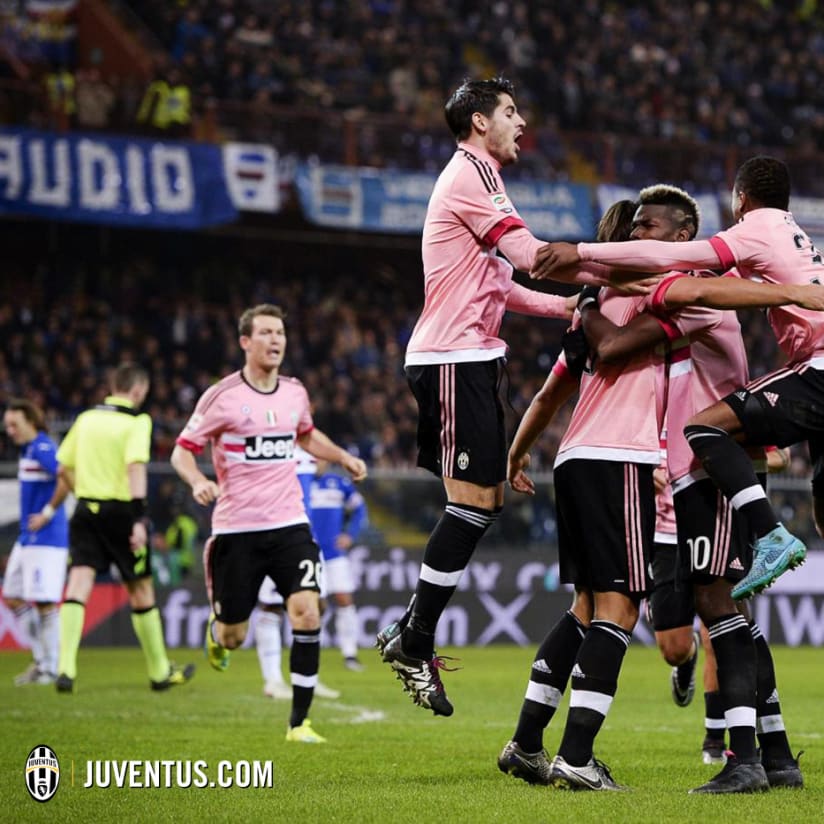 Juve battle to crucial Samp success