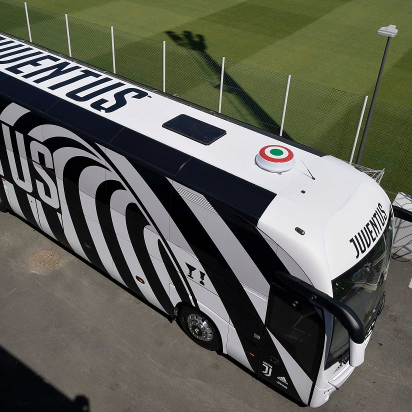Starting the season in style with the new Juve team bus