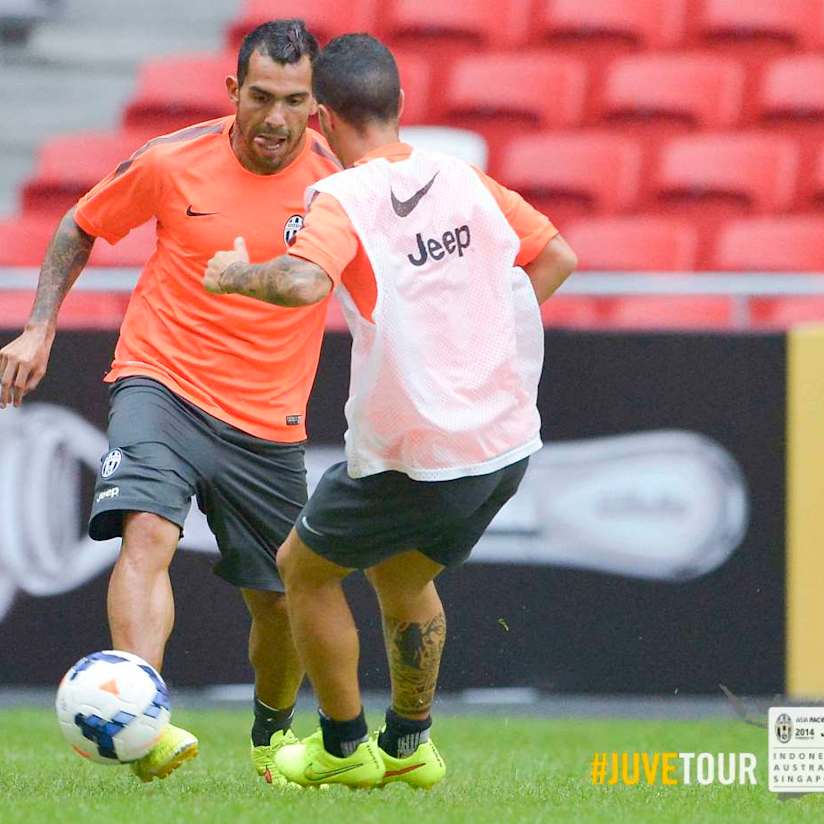 Pre-match preparations at National Stadium