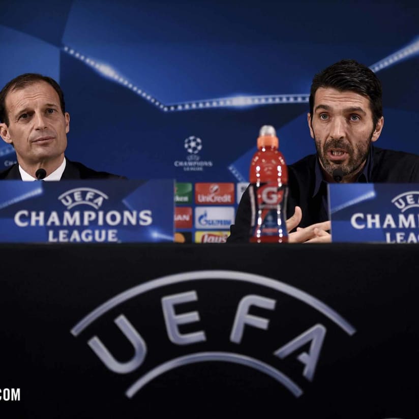 La conferenza stampa della Juventus