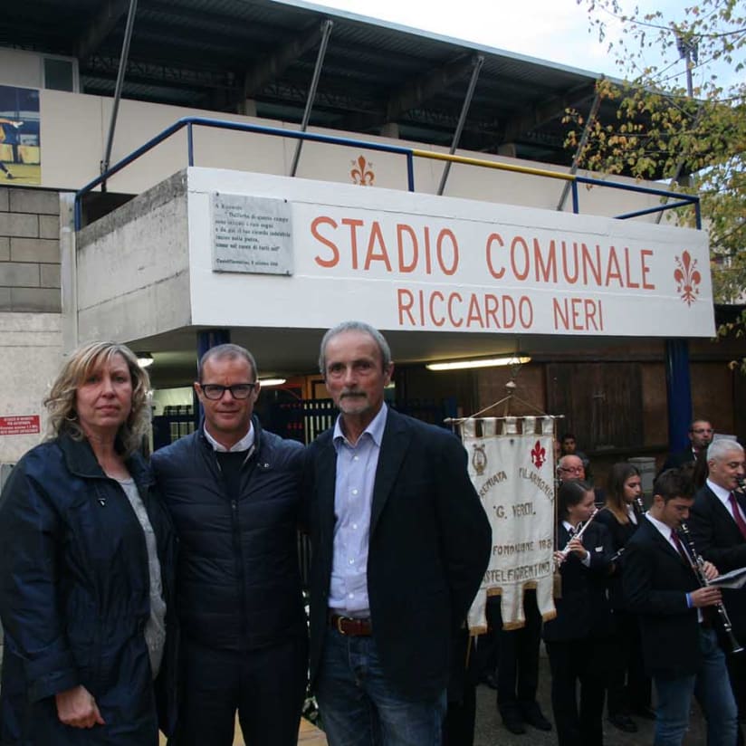 Riccardo Neri honoured in hometown Castelfiorentino 