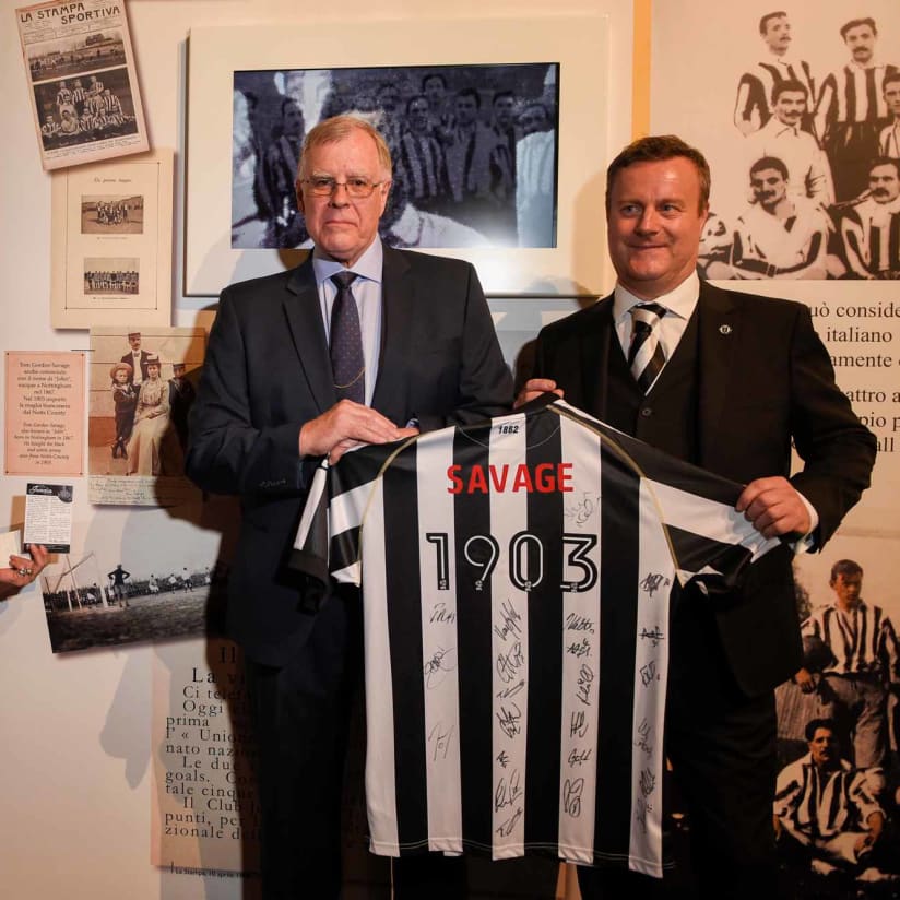 Tom Savage visits Juventus Stadium
