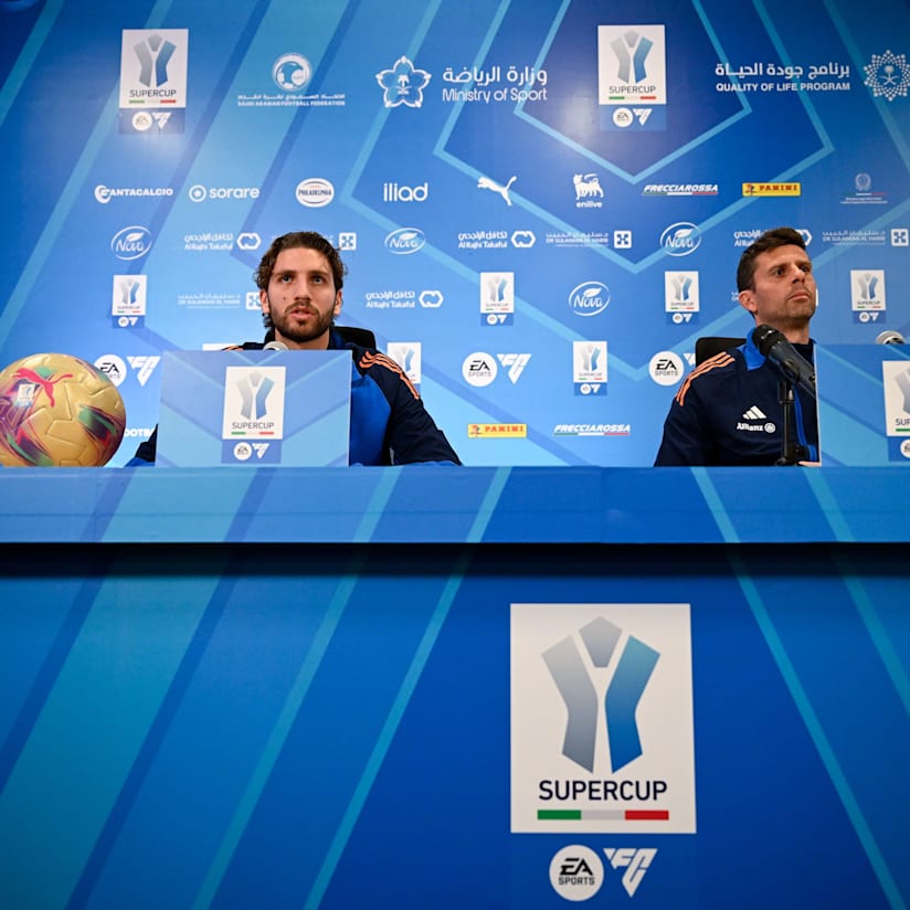 Supercoppa Italiana | Juve-Milan | La conferenza stampa della vigilia di Thiago Motta e Manuel Locatelli 