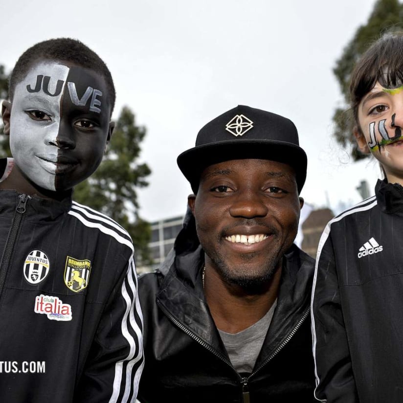 Fanzone fun with Asamoah, Trezegol and Jay