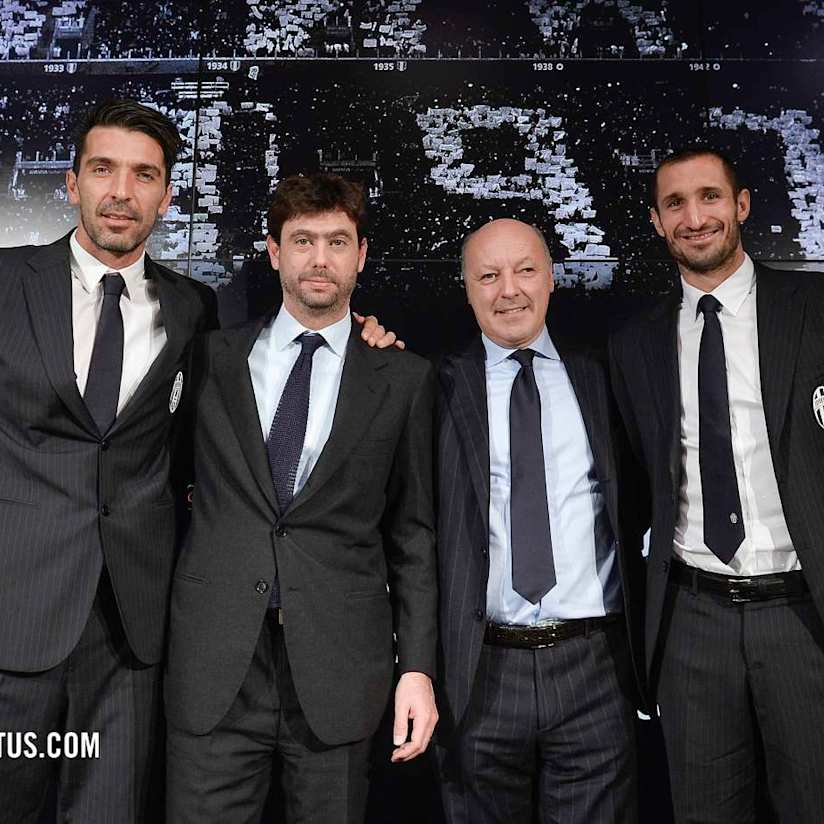 Buffon and Chiellini extend Juventus stay