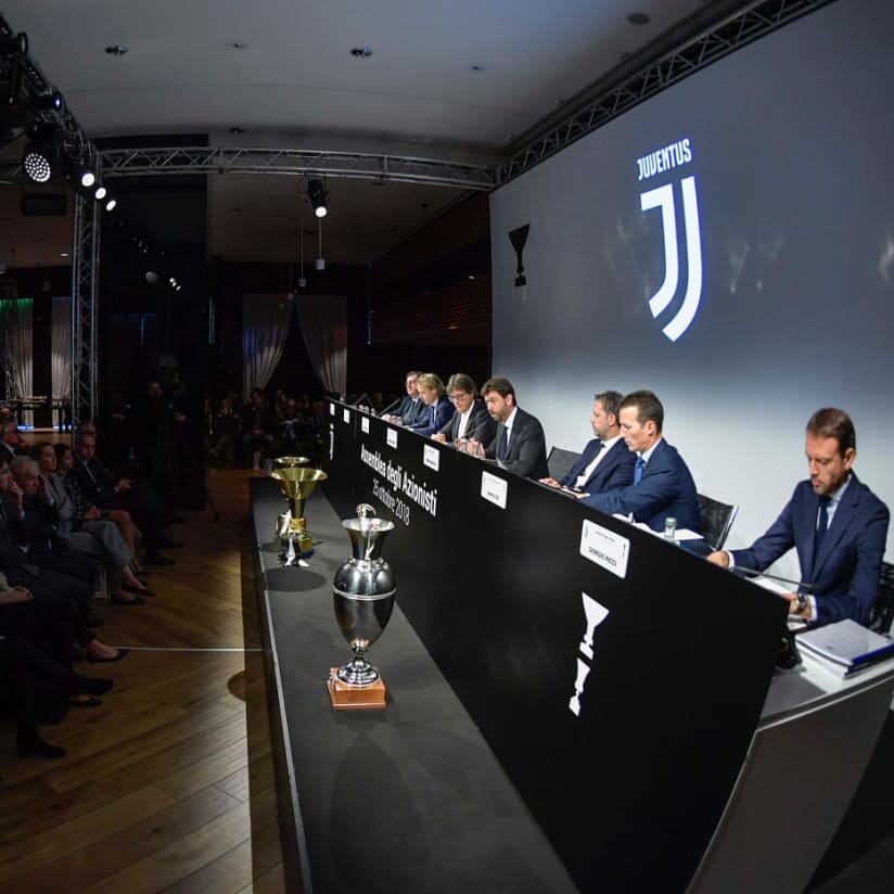 L'Assemblea degli Azionisti 2018 all'Allianz Stadium