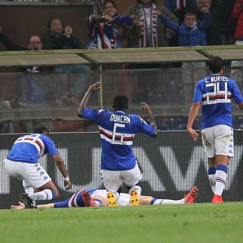 Sampdoria on home soil