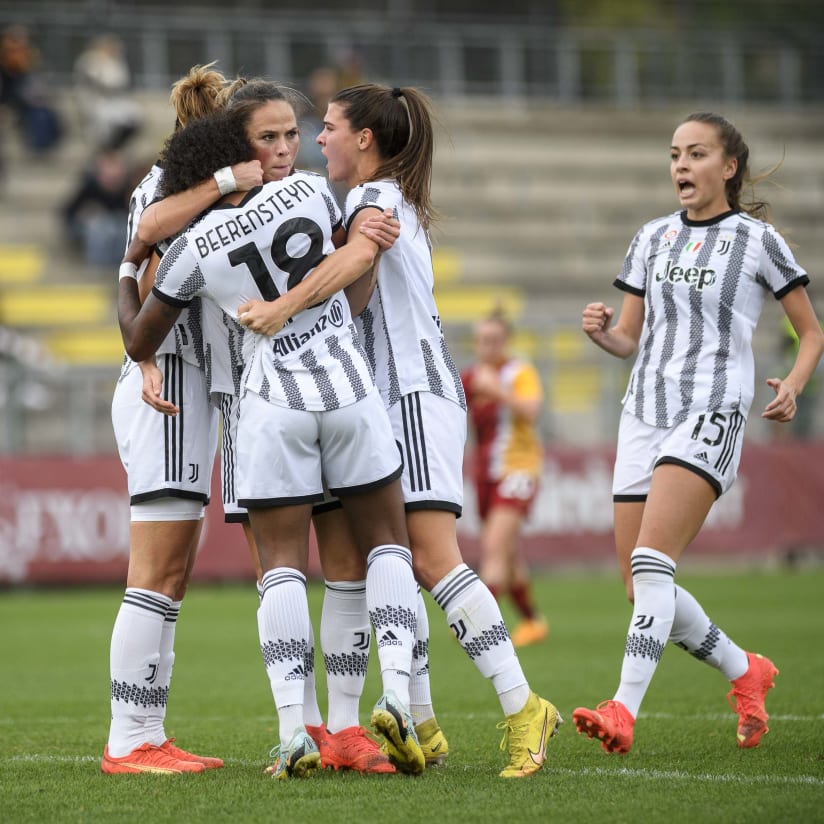 BEERENSTEYN BRACE INSPIRES JUVE WOMEN'S WIN AT ROMA