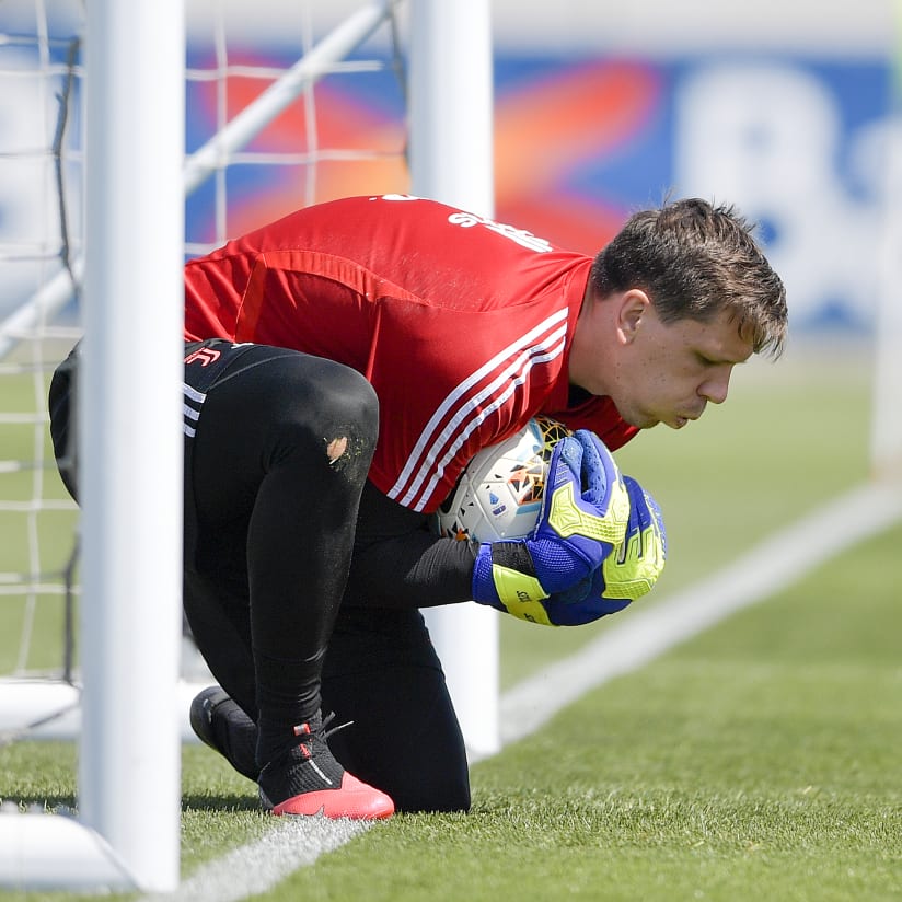 Straight back to work at Continassa