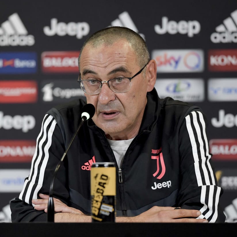 Mister Sarri presenta la sfida di Udine