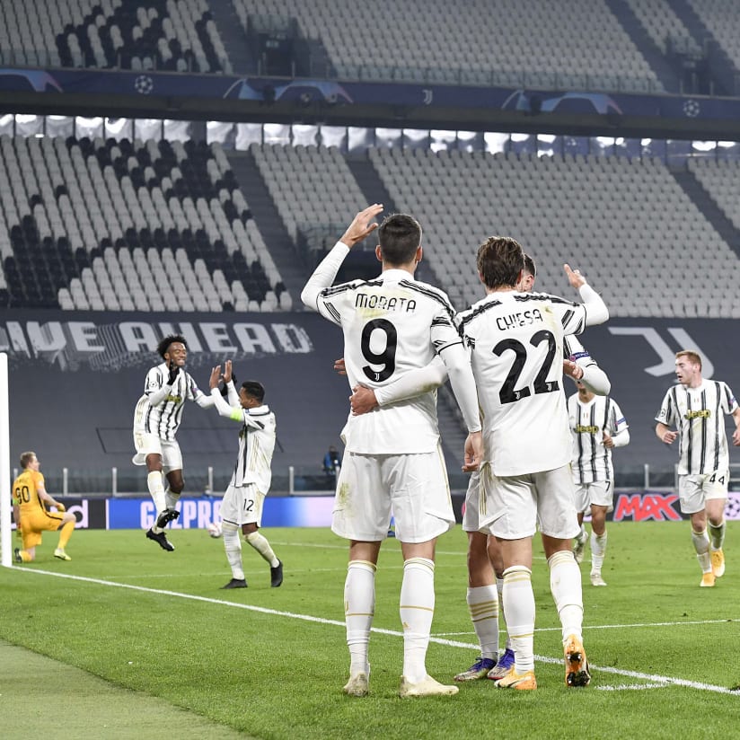 Review: Juventus - Ferencvaros il gol di Morata