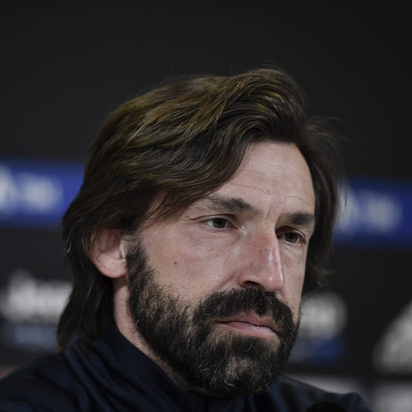 Mister Pirlo presenta Juve-Benevento